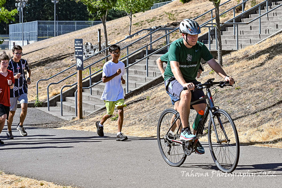 2022-08-22 Emerald Ridge XC Practice  by Jim Wilkerson B&W-3650