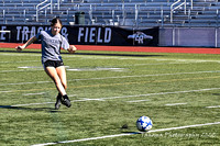 2022-08-25 Emerald Ridge Girls Soccer Practice  by Jim Wilkerson B&W-7921