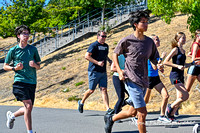 2022-08-22 Emerald Ridge XC Practice  by Jim Wilkerson B&W-3659