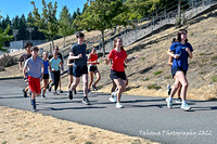 2022-08-22 Emerald Ridge XC Practice  by Jim Wilkerson B&W-3656