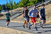 2022-08-22 Emerald Ridge XC Practice  by Jim Wilkerson B&W-3658