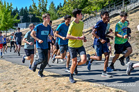 2022-08-22 Emerald Ridge XC Practice  by Jim Wilkerson B&W-3654