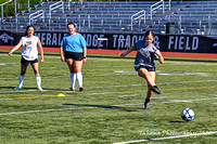 2022-08-25 Emerald Ridge Girls Soccer Practice  by Jim Wilkerson B&W-7920