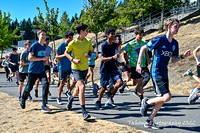 2022-08-22 Emerald Ridge XC Practice  by Jim Wilkerson B&W-3653