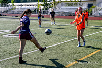 2022-08-25 Emerald Ridge Girls Soccer Practice  by Jim Wilkerson B&W-7905